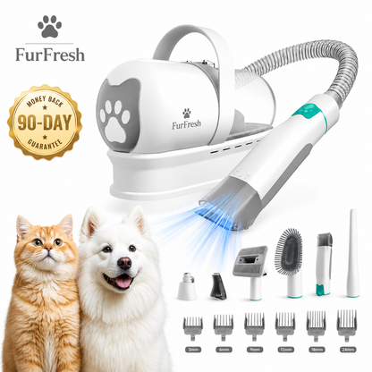 FurFresh™ 6-in-1 Pet Grooming Vacuum Set