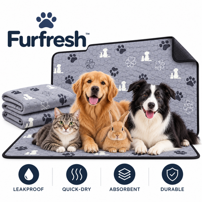 FurFresh™ Premium Washable Pet Pee Pads | 2 Pack