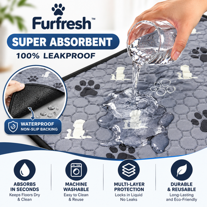 FurFresh™ Premium Washable Pet Pee Pads | 2 Pack