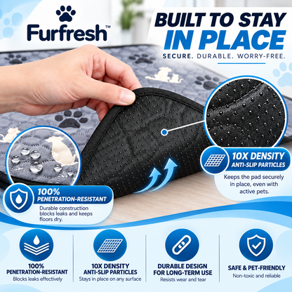 FurFresh™ Premium Washable Pet Pee Pads | 2 Pack
