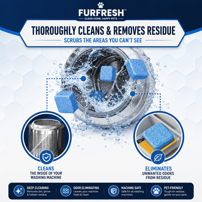 FurFresh™ Pet Washer Cleaner Tablets