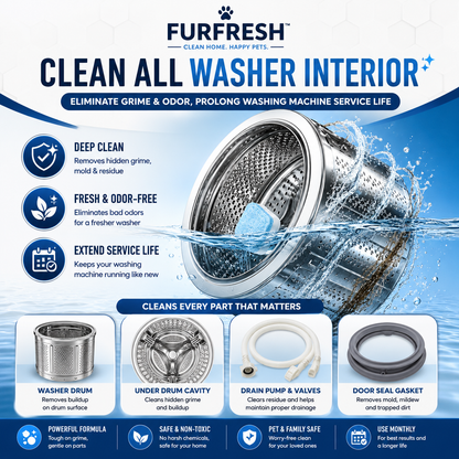 FurFresh™ Pet Washer Cleaner Tablets