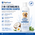 LUMi™ All Natural 2-in-1 Pet Moisturizing and Detangling Shampoo