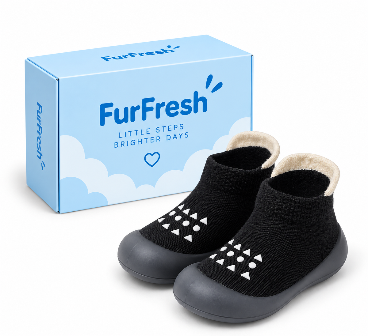 FurFresh™ Cotton Knit Sock Shoes