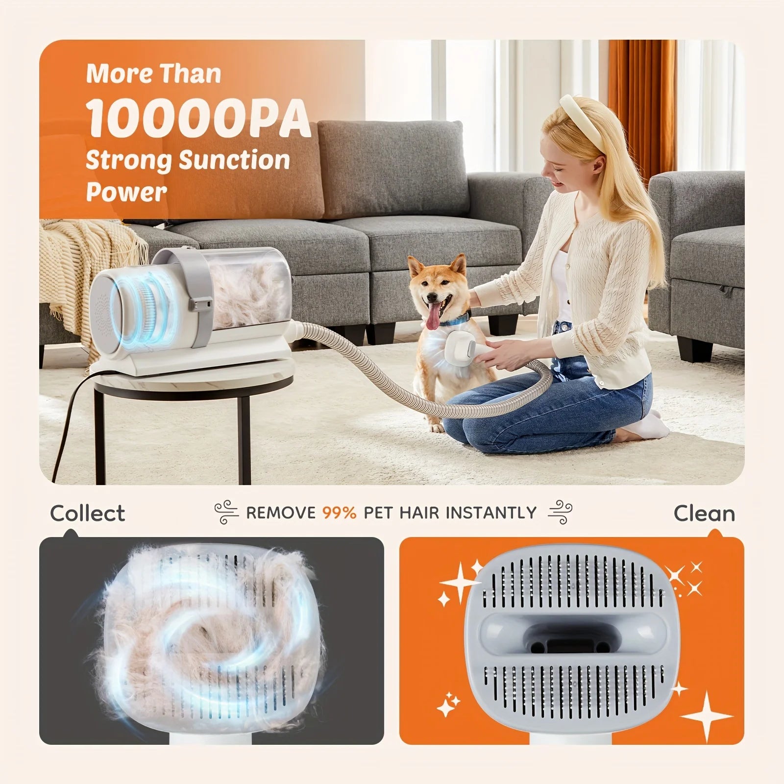 Professional Mess-Free Pet Grooming System