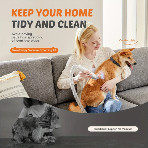 Professional 5-in-1 Pet Grooming Vacuum