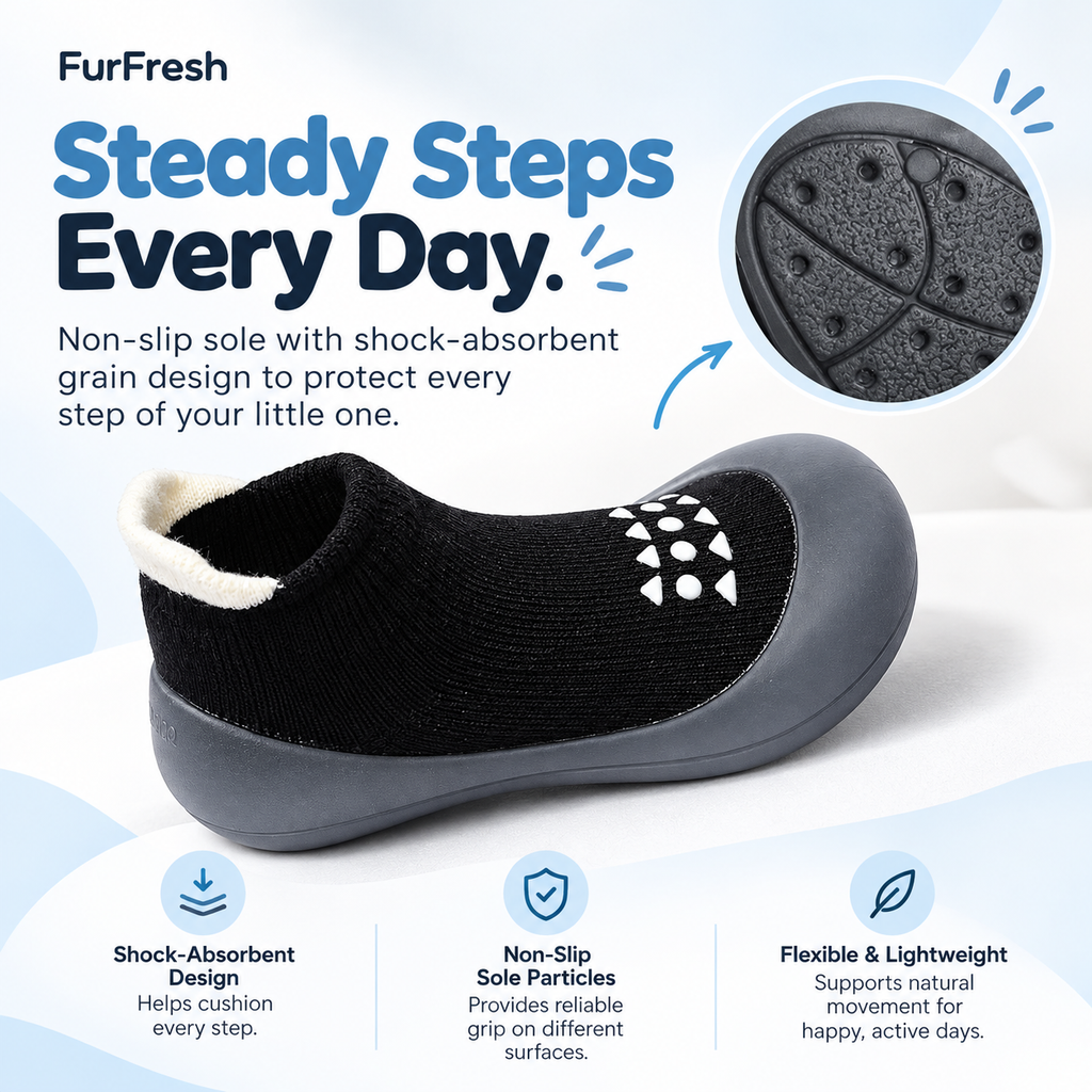 FurFresh™ Cotton Knit Sock Shoes